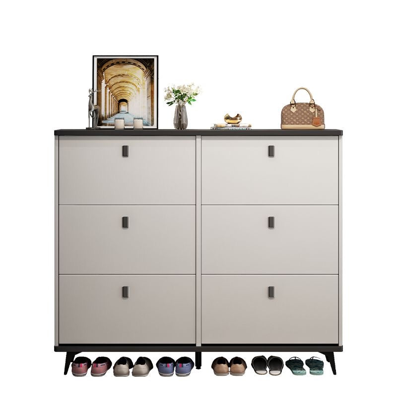 Italian Style Ultra-Thin Flip Shoe Cabinet