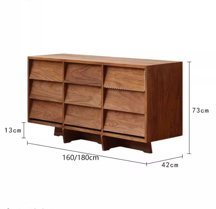 High Quality Nordic Style Solid Wood Chest of Drawers