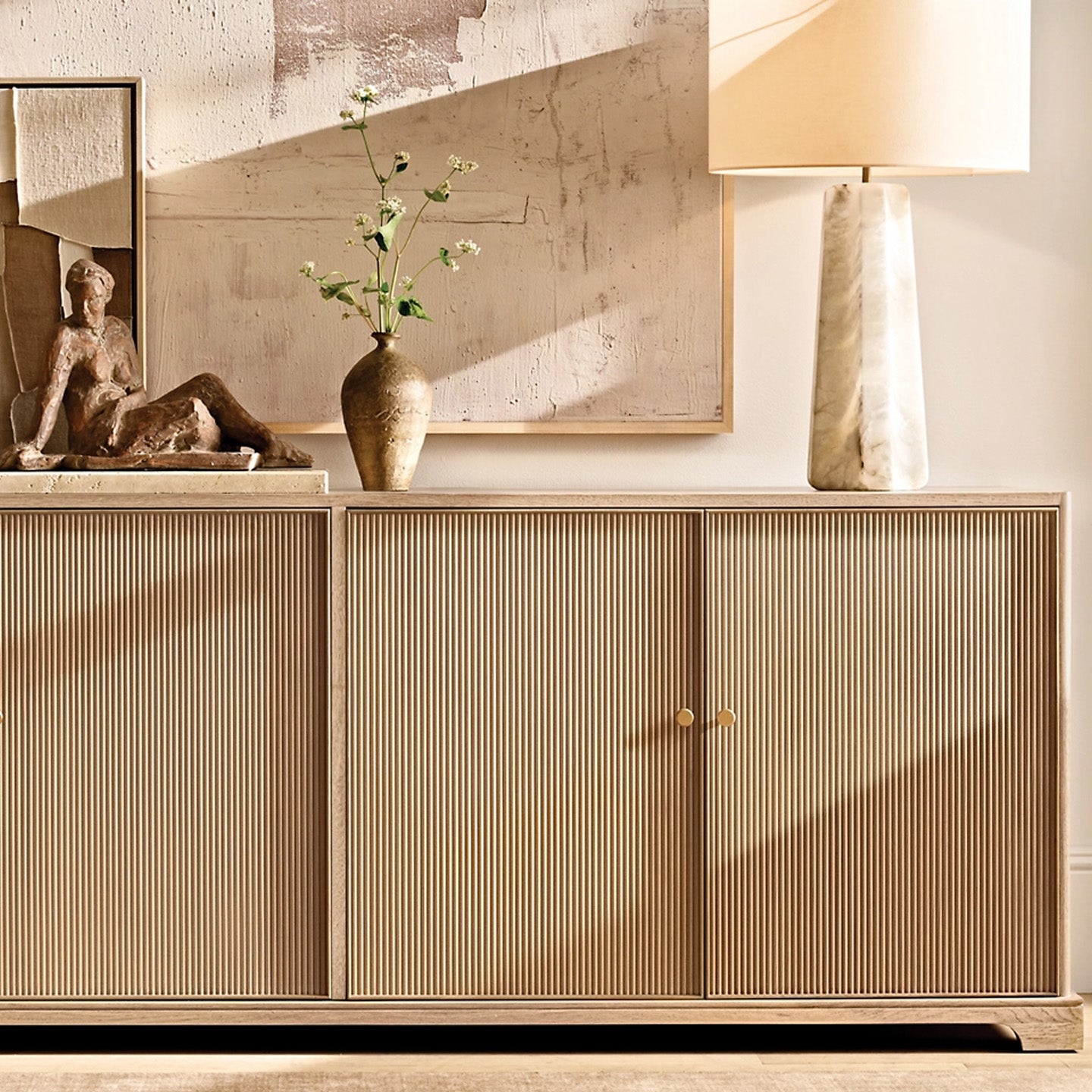 Rhoohill Modern American Style Four Door Sideboard