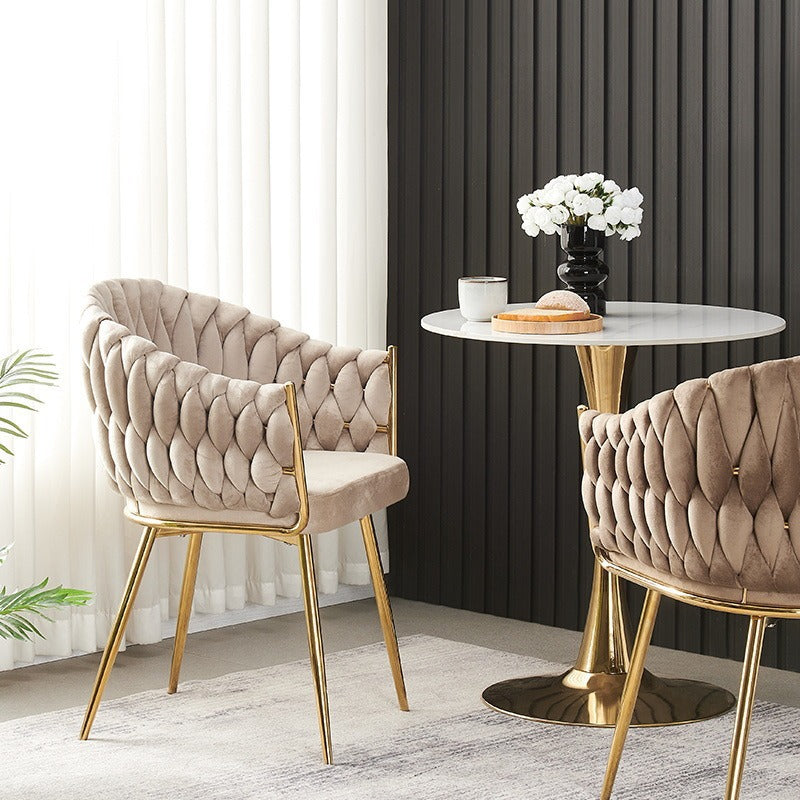 Handmade Rattan Woven Dining Chair