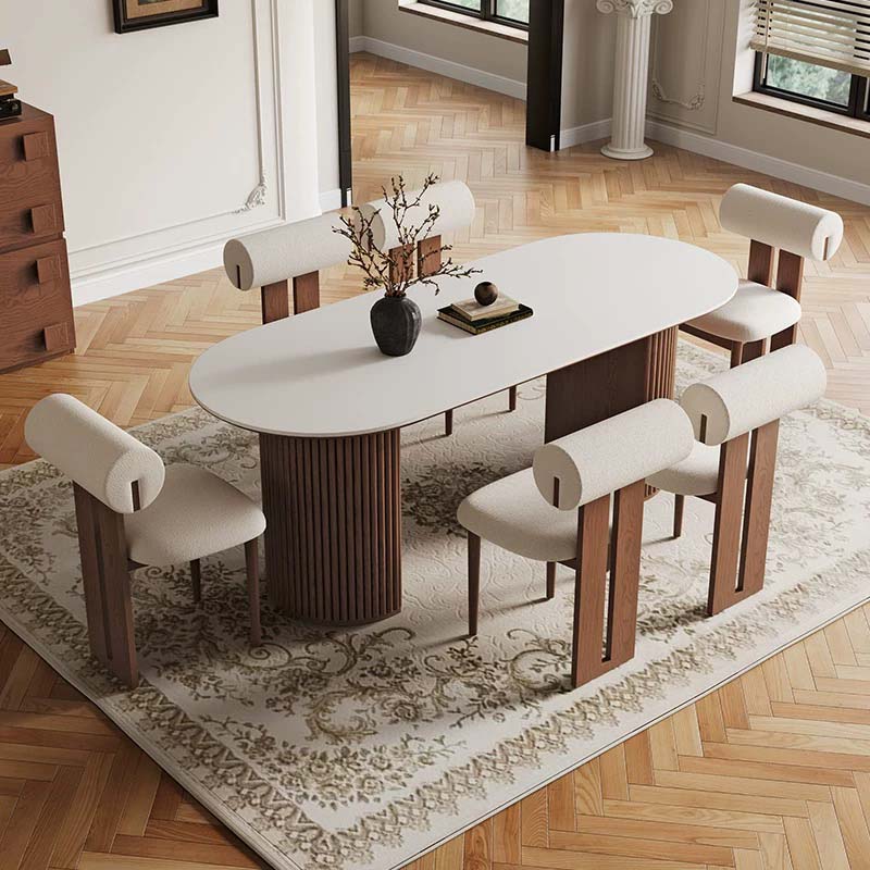 Modern Luxury Italian Dining Table Set