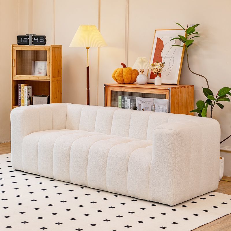 Cream Colored Marshmallow Style Sofa