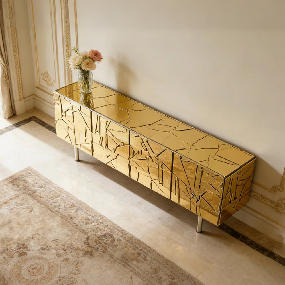Italian Style Light Luxury Console Table