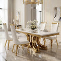 Luxury White 6-Seater Dining Set