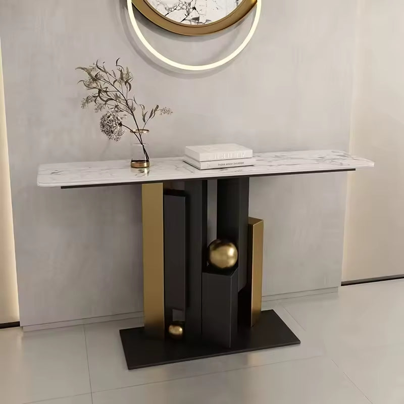 Premium Modern Console Table – Marble Top