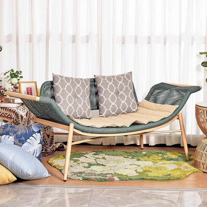 Nordic Casual PE Rattan Lounge Chair