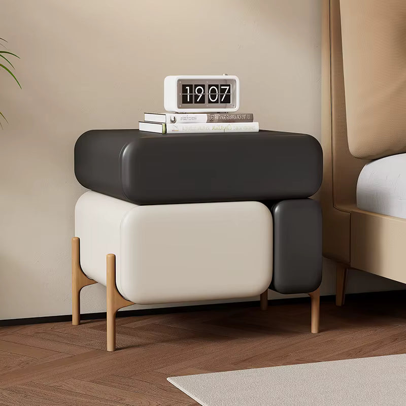 Modern Minimalist Solid Wood Bedside Table