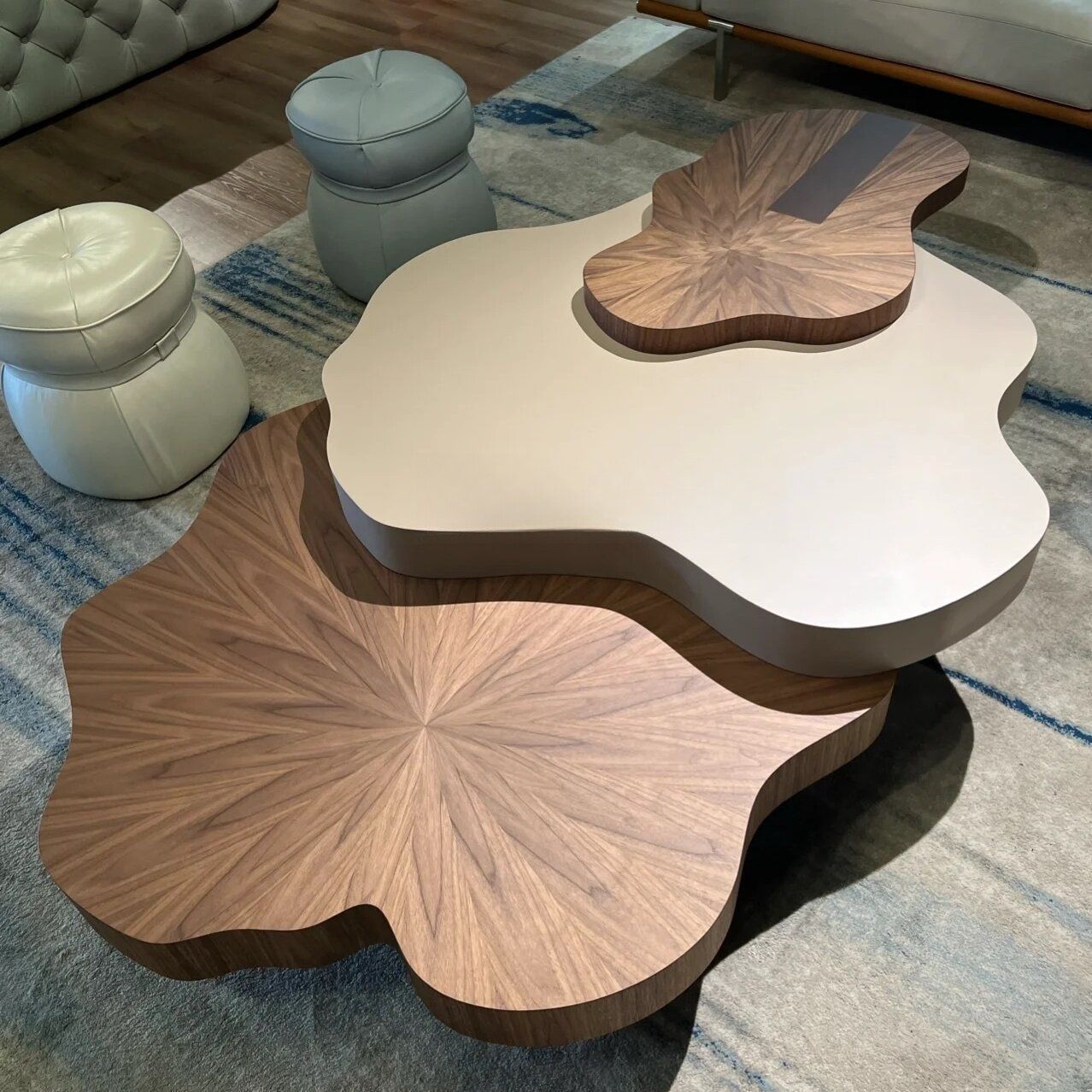 Luxury Petal Designed Modern Coffee Table
