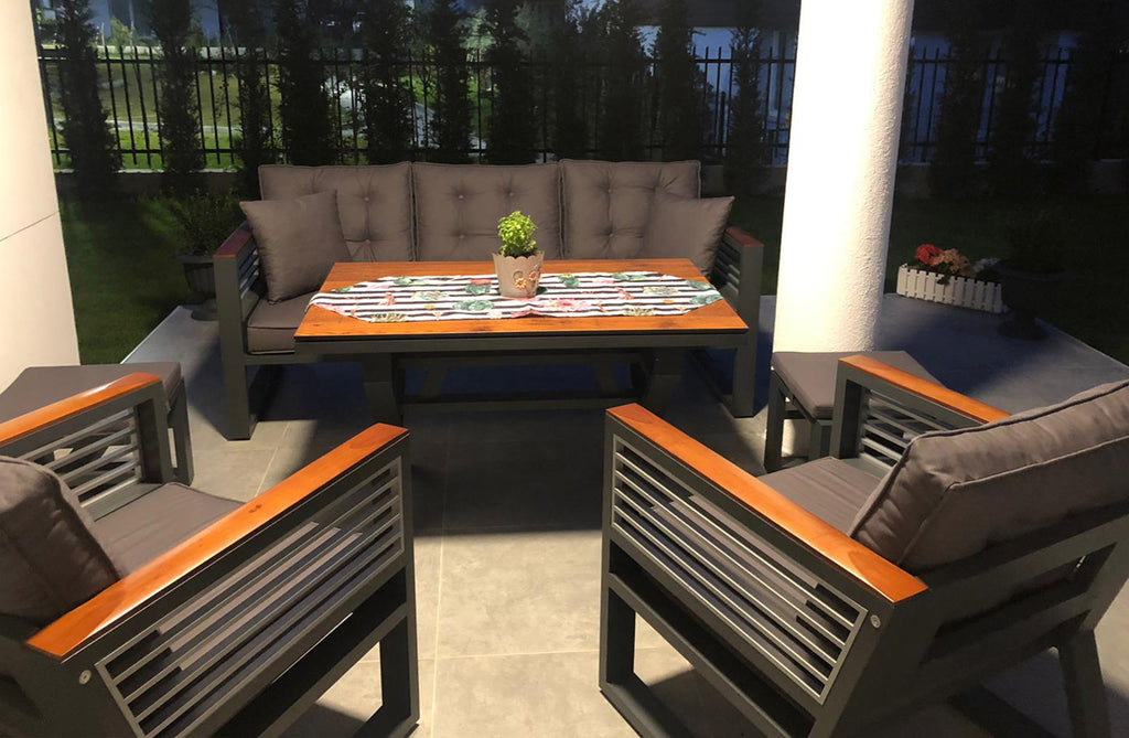 Modern Outdoor Patio Furniture Garden Sofa Set