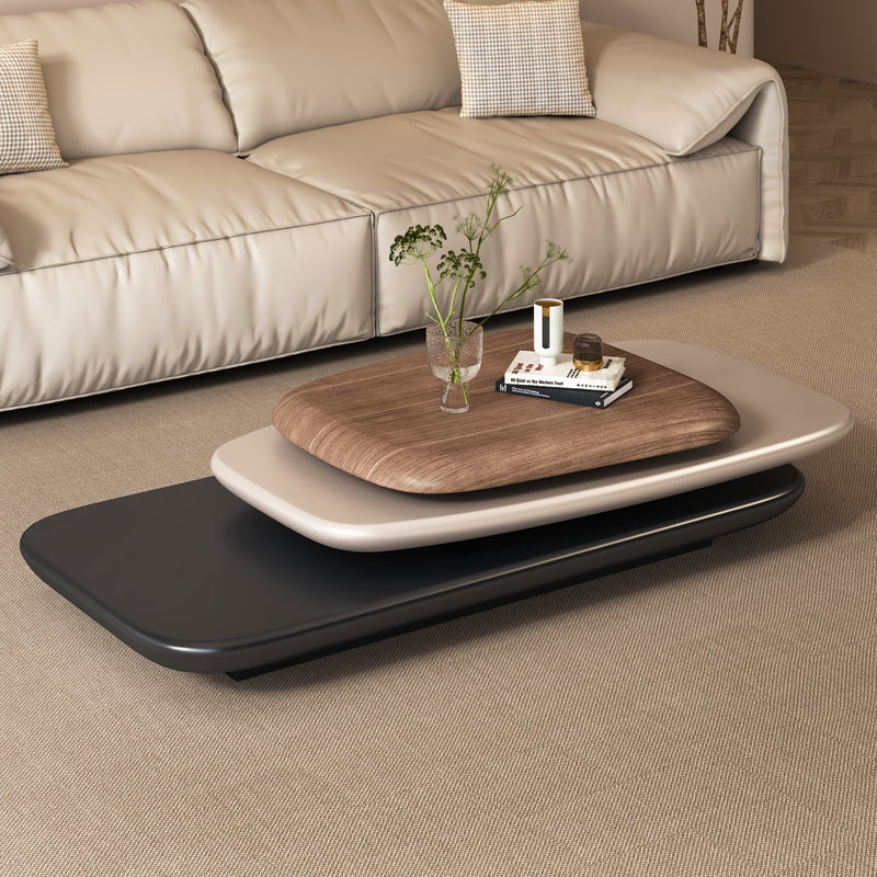 Luxe Pebble Rotating Coffee Table