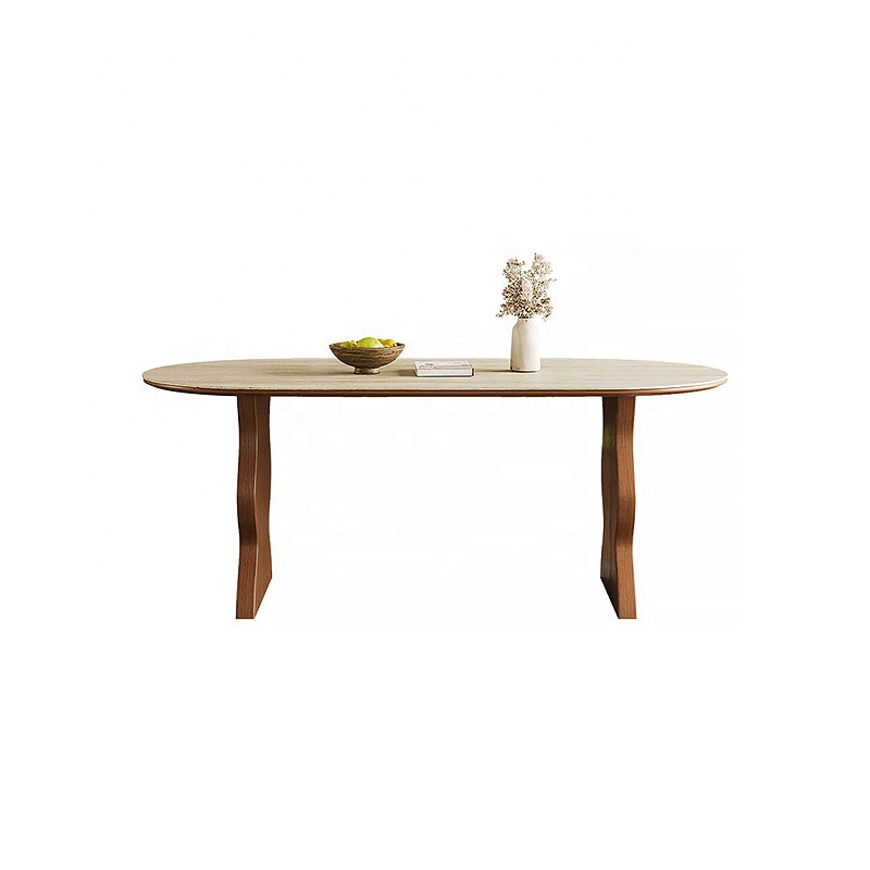 European Luxury Retro Dining Table Set