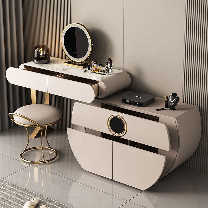 Italian Modern Luxury Dressing Table Set
