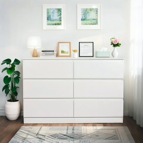 ATUNUS Handle-Free 6 Drawer Dresser