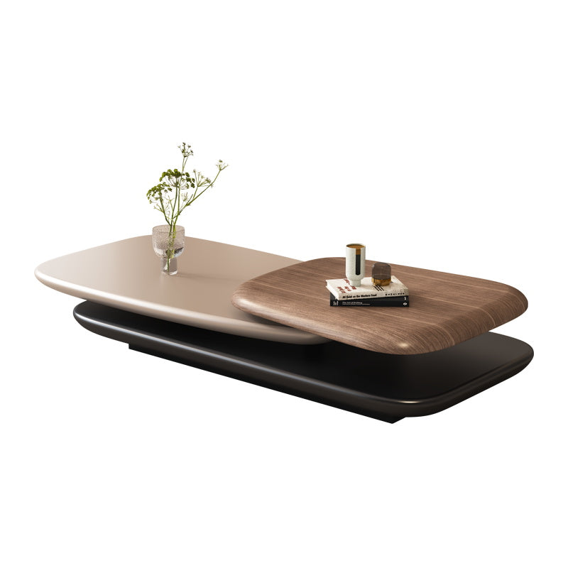Luxe Pebble Rotating Coffee Table