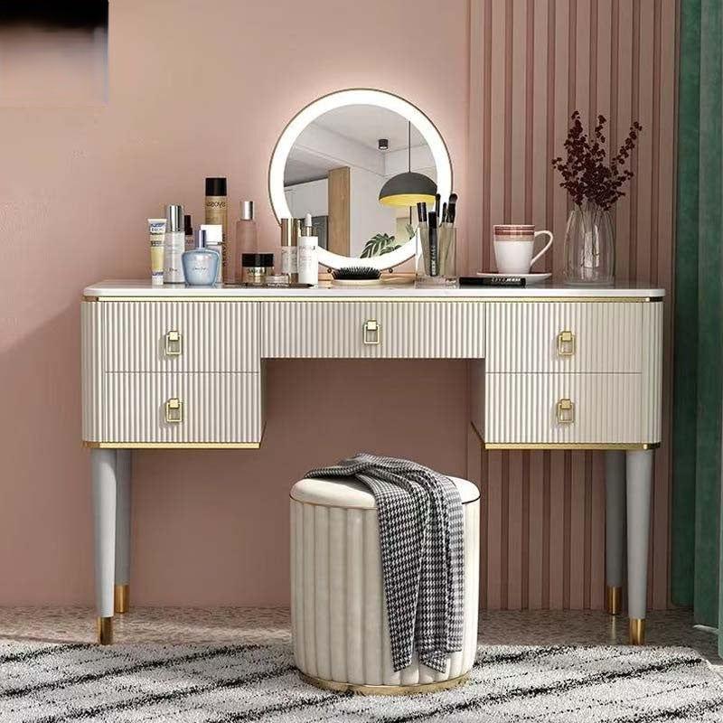 Modern Dressing Table Set with Mirror