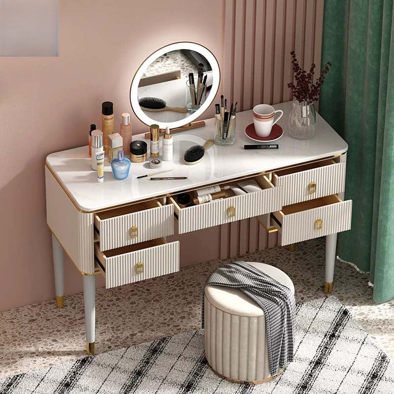 Modern Dressing Table Set with Mirror